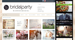 Desktop Screenshot of bridalpartywarrnambool.com.au