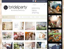 Tablet Screenshot of bridalpartywarrnambool.com.au
